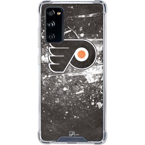 NHL Philadelphia Flyers Frozen Galaxy S20 FE Clear Case